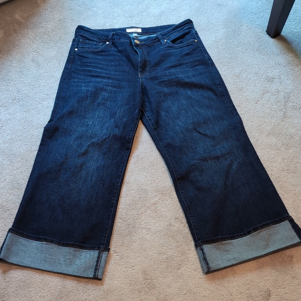 KUT Meg Wide Leg Jean w Cuff